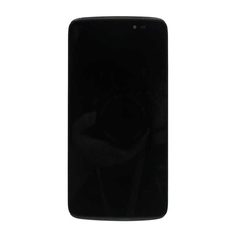 Alcatel One Idol 3 Skärm med LCD Display med Ram - Svart - PhonecareMobilreservdelar