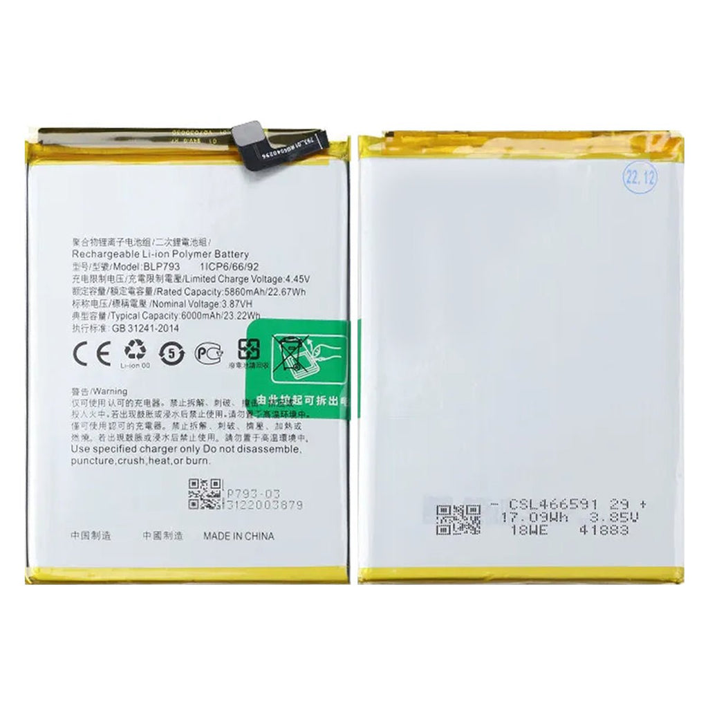 Batteri till Oppo Realme C15 - PhonecareMobilreservdelar