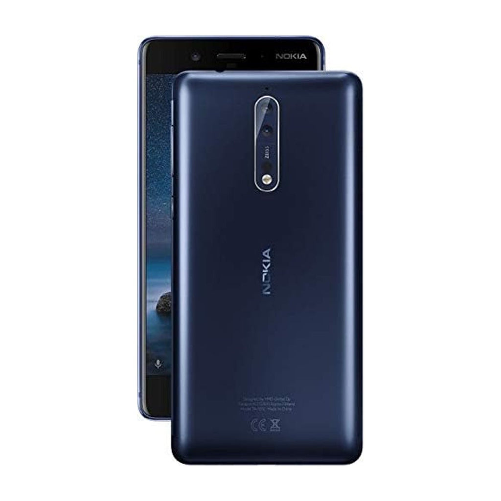 Begagnad HMD Global Nokia 8 16GB Mycket bra skick - Blå - Phonecare