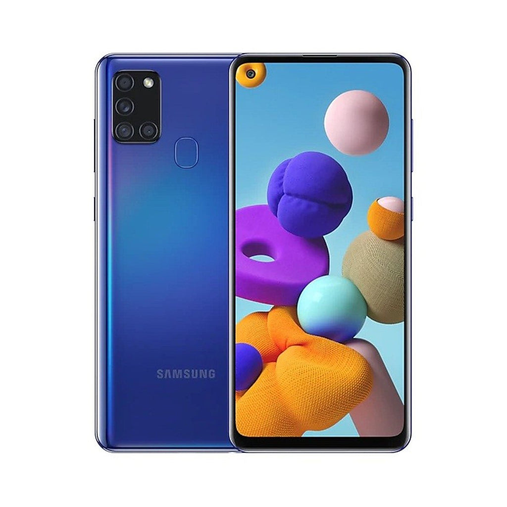 Begagnad Samsung Galaxy A21S - PhonecareMobiltelefonBlå