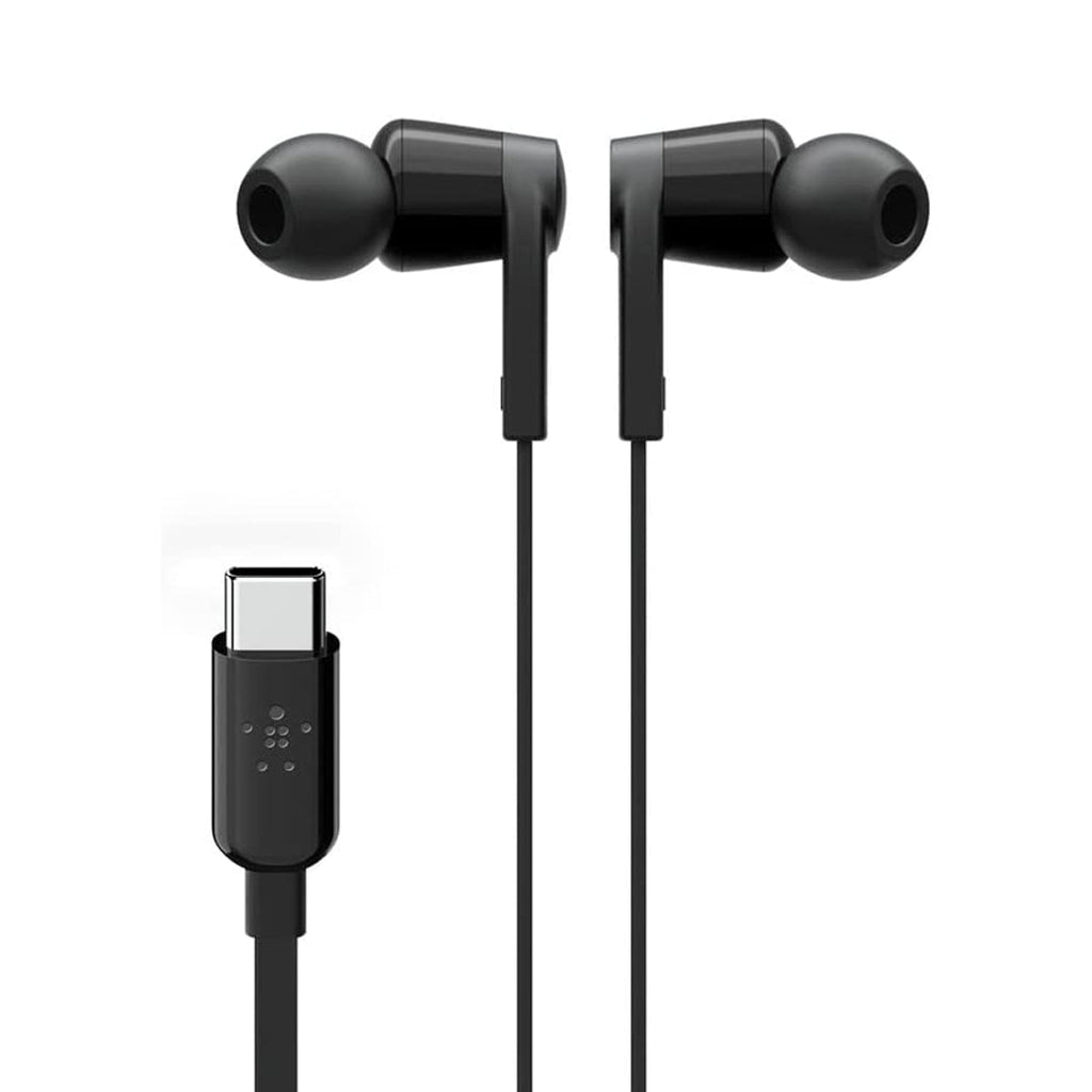 Belkin ROCKSTAR™ Hörlurar med USB C - Svart - PhonecareHörlurar