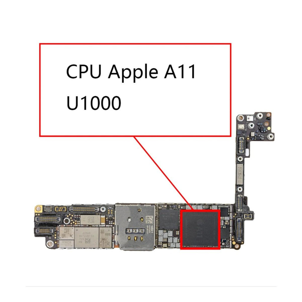 CPU A11 Skydd U1000 iPhone 8/8 Plus/X - PhonecareMobilreservdelar