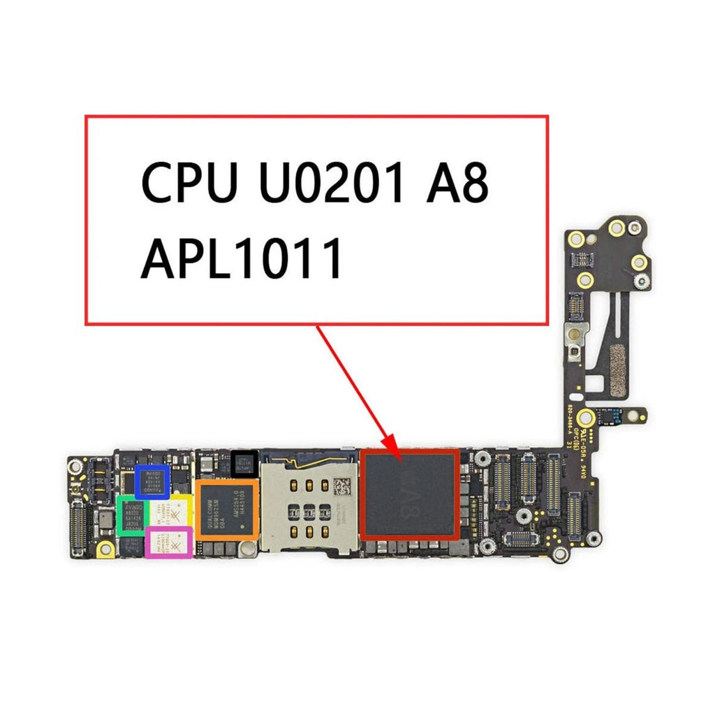 CPU A8 Skydd iPhone 6/6P - PhonecareMobilreservdelar