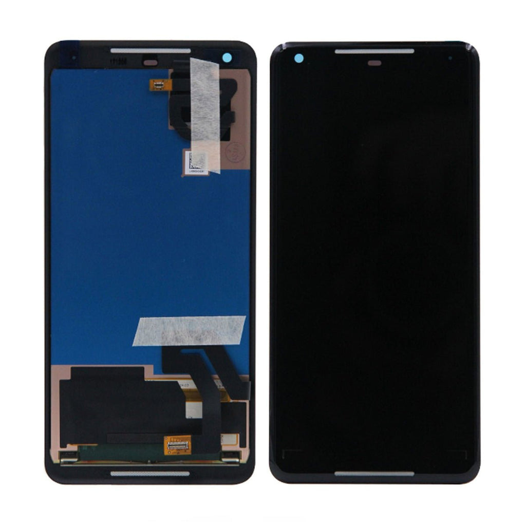 Google Pixel 2 XL Skärm med LCD Display Original - Svart - PhonecareMobilreservdelar