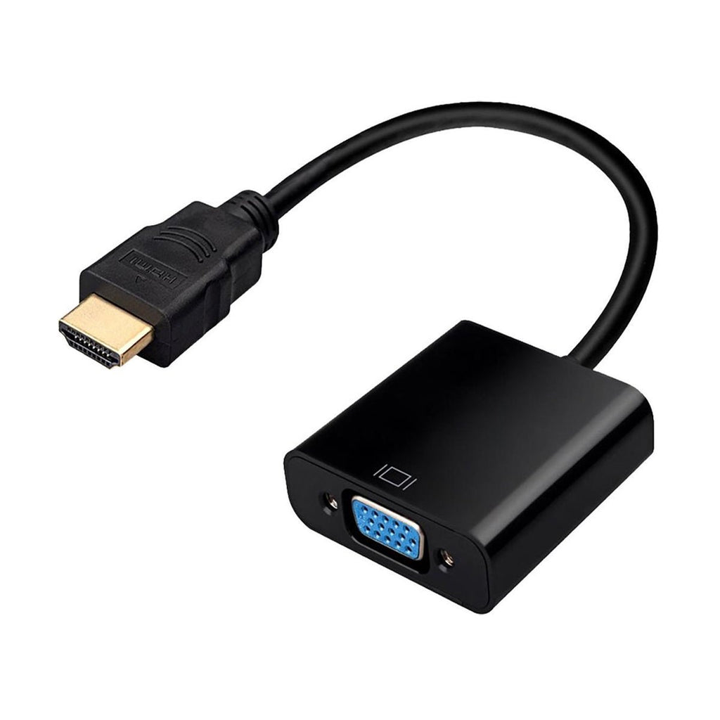 HDMI till VGA - adapterkabelomvandlare HDMI VGA - omvandlare - Phonecare