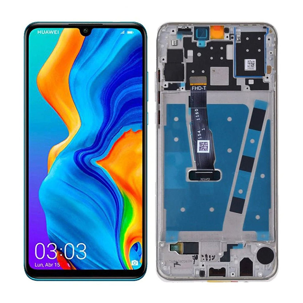 Huawei P30 Skärm med LCD Display - Blå - PhonecareMobilreservdelar