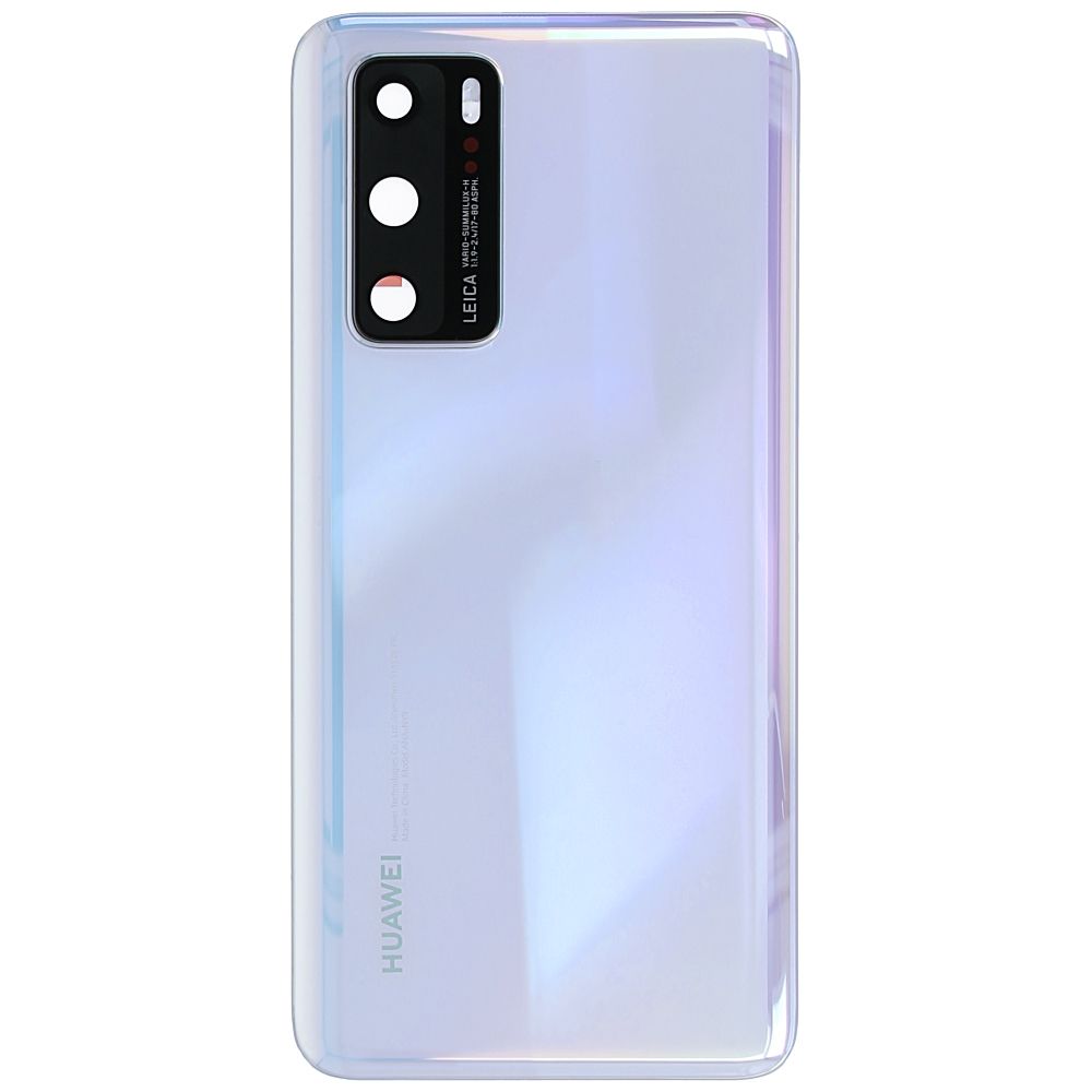 Huawei P40 Baksida/Batterilucka - Vit - PhonecareMobilreservdelarWhite