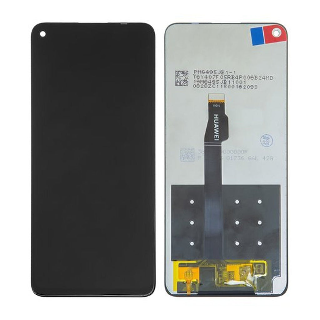 Huawei P40 Lite Skärm med LCD Display (utan ram) OEM - Svart - PhonecareMobilreservdelar