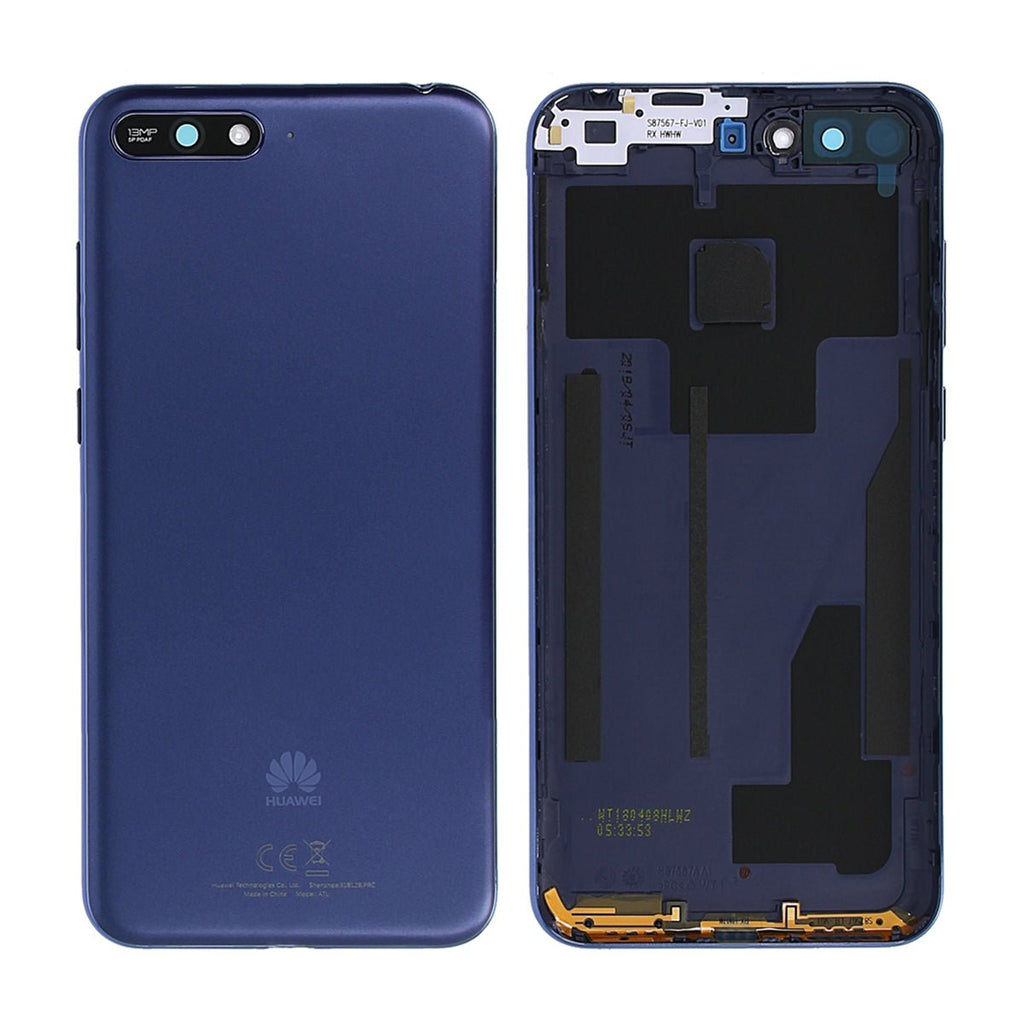 Huawei Y6 2018 Baksida/Batterilucka Original - Blå - PhonecareMobilreservdelar