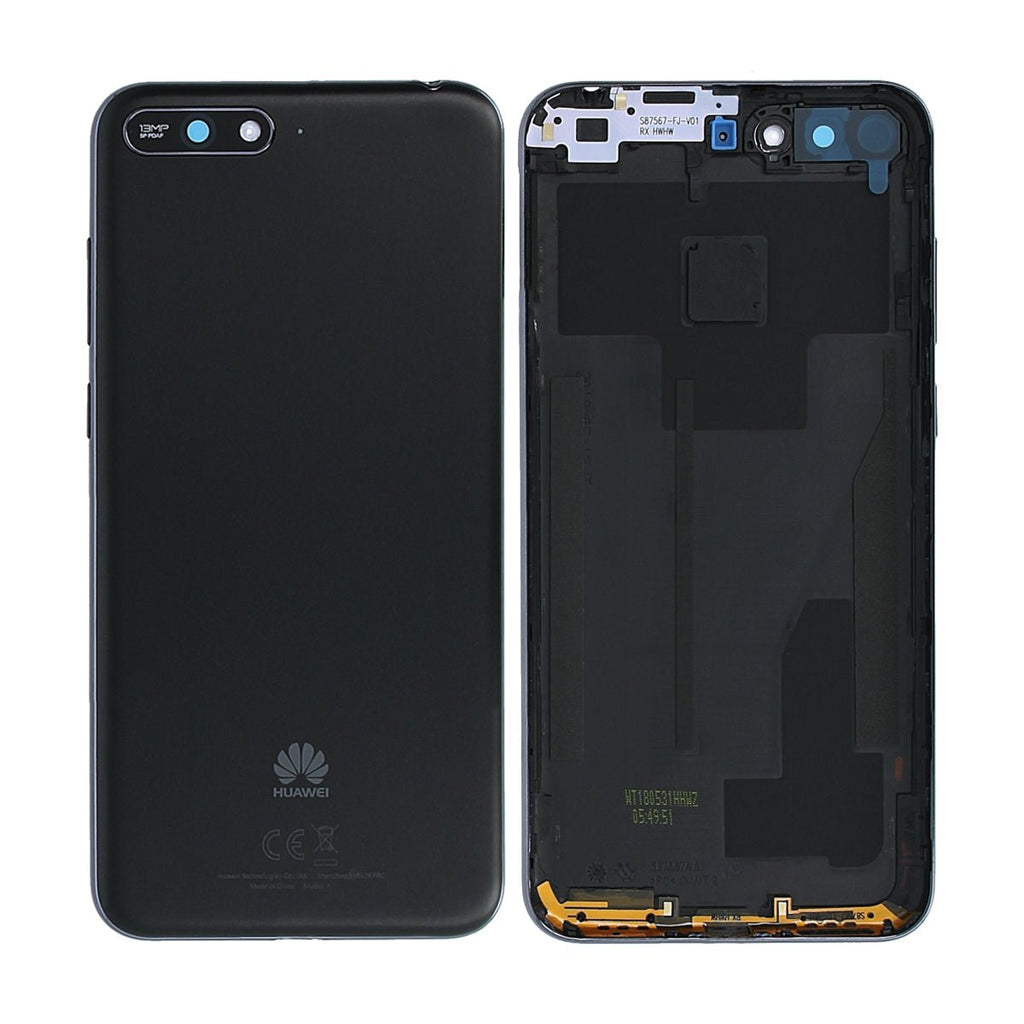 Huawei Y6 2018 Baksida/Batterilucka Original - Svart - PhonecareMobilreservdelar