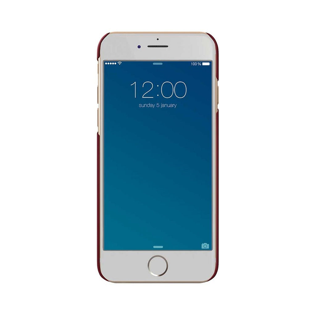 iDeal of Sweden Mobilskal iPhone 6/7/8/SE 2020/2022 - Saffiano Burgundy - PhonecareMobilskalMotiv