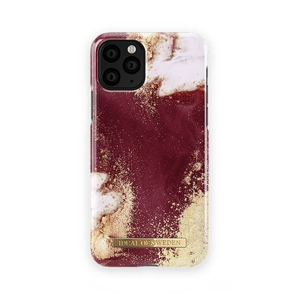 iDeal of Sweden Mobilskal iPhone XS/11 Pro - Golden Burgundy Marble - PhonecareMobilskalMotiv