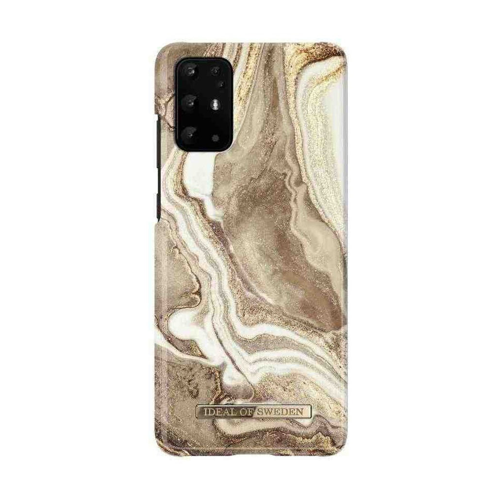 iDeal of Sweden Mobilskal Samsung Galaxy S20 Plus - Golden Sand Marble - PhonecareMobilskalMotiv