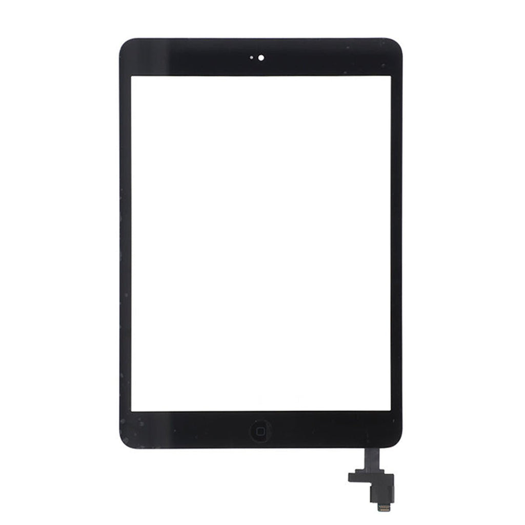 iPad Mini/Mini 2 Glas med Touchskärm med Hemknapp Flexkabel OEM - Svart - PhonecareMobilreservdelar