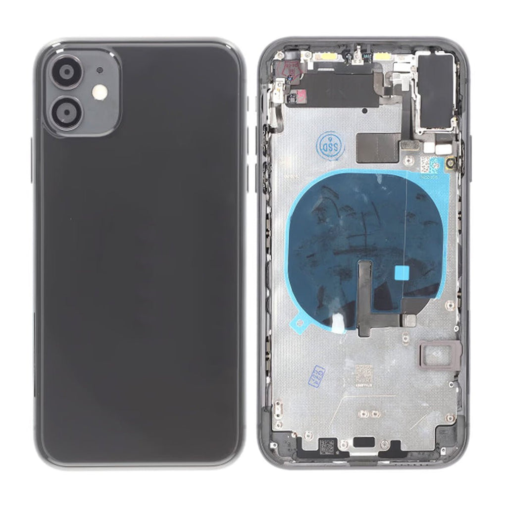 iPhone 11 Back Cover Complete OEM Black With Small Parts - Phonecare