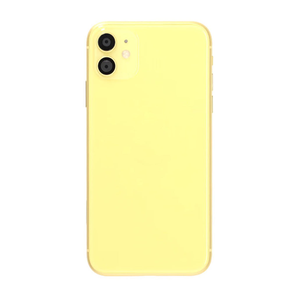 iPhone 11 Back Cover Complete OEM Yellow With Small Parts - Phonecare