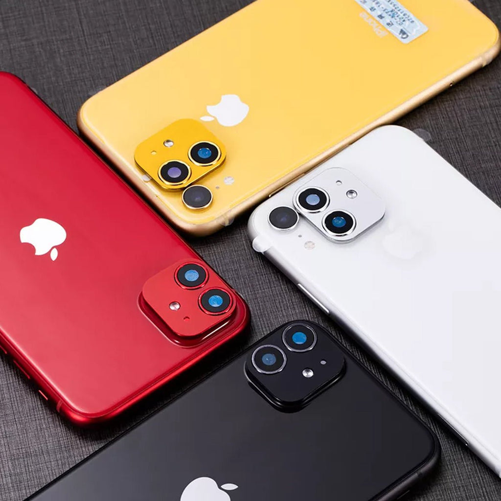 iPhone 11 Look - alike Kameralins - iPhone XR Gul - PhonecareMobiltillbehörYellow