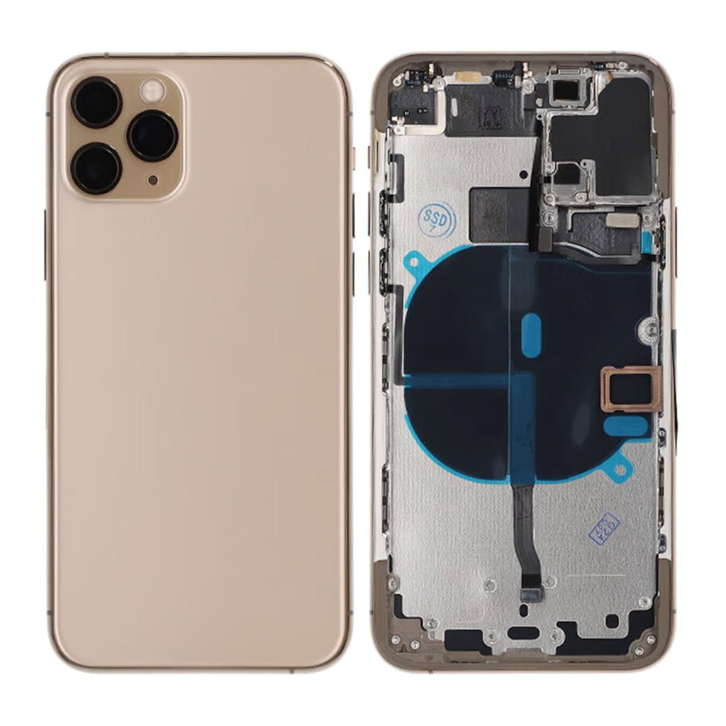 iPhone 11 Pro Back Cover Complete OEM Gold With Small Parts - Phonecare