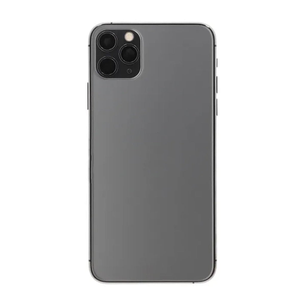 iPhone 11 Pro Max Baksida med Komplett Ram OEM - Svart - PhonecareMobilreservdelar