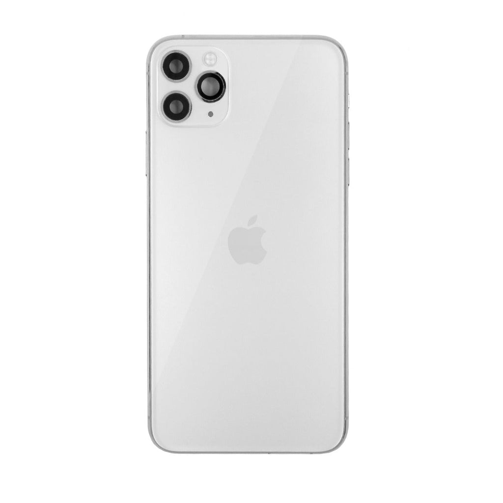 iPhone 11 Pro Max Baksida med Komplett Ram - Vit - PhonecareMobilreservdelar