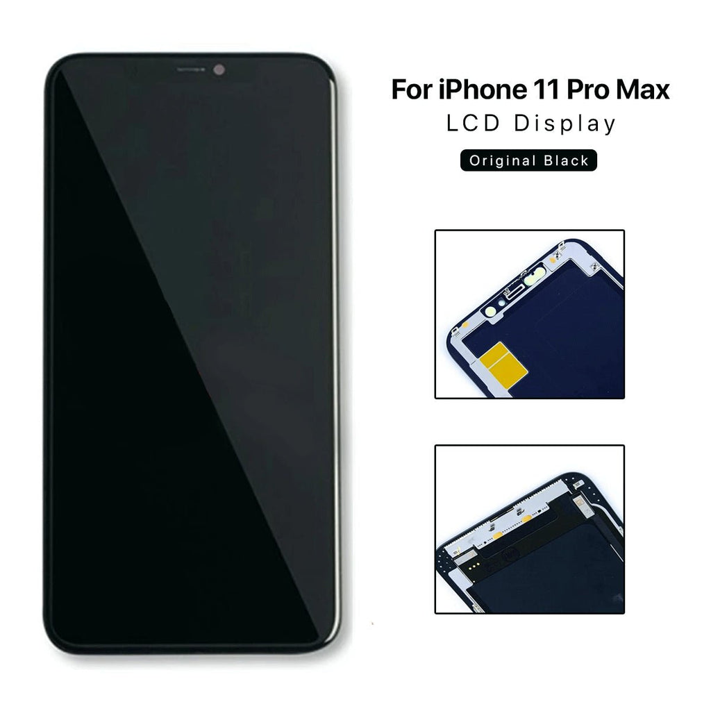 iPhone 11 Pro Max GX Hard OLED LCD Skärm - PhonecareMobilreservdelarBlack