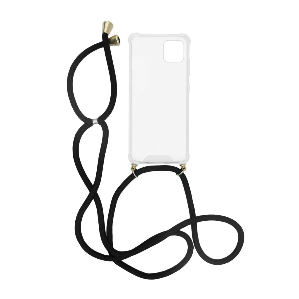 iPhone 11 Pro Stöttåligt Skal med Halsband - Transparent/Svart - PhonecareMobilskalSvart