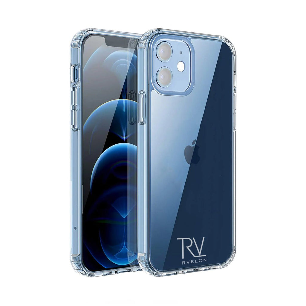 iPhone 12 Mini Skal - Stöttåligt Rvelon Transparent - PhonecareMobilskalTransparent