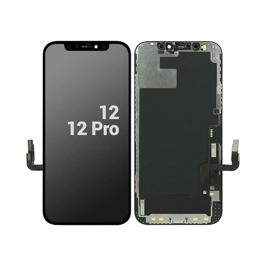 iPhone 12/12 Pro In - Cell LCD Skärm Svart - PhonecareMobilreservdelar