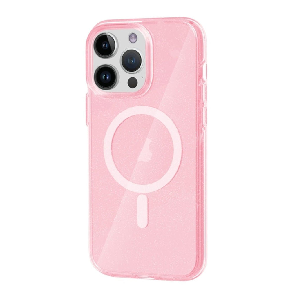 iPhone 12/12 Pro Mobilskal Glitter Magsafe - Rosa - PhonecareMobilskal