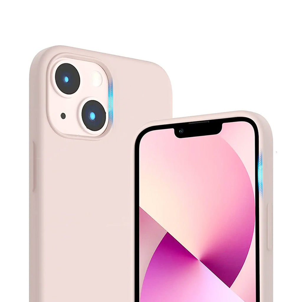 iPhone 14 Plus Mobilskal Silikon Rvelon - Sand Rosa - PhonecareMobilskalRosa