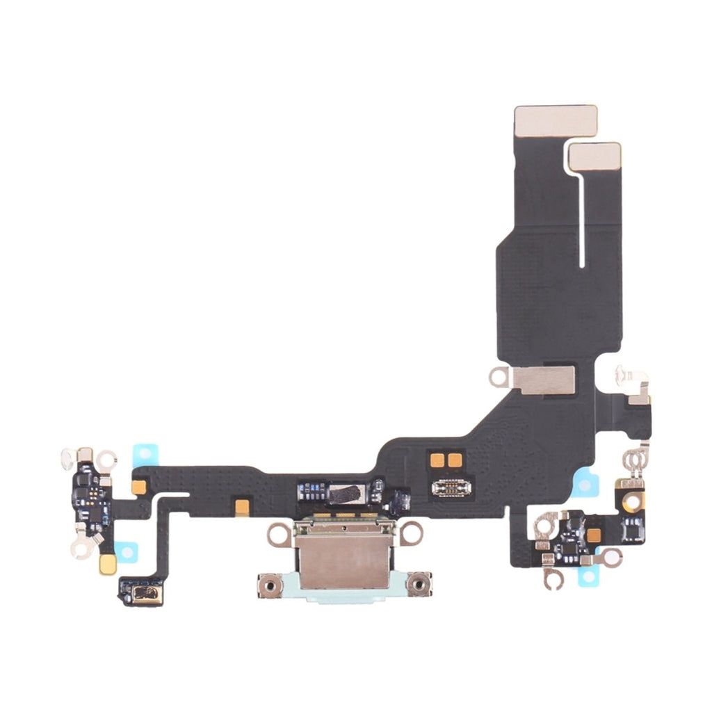 iPhone 15 Laddkontakt med Flexkabel - Blå - PhonecareMobilreservdelar