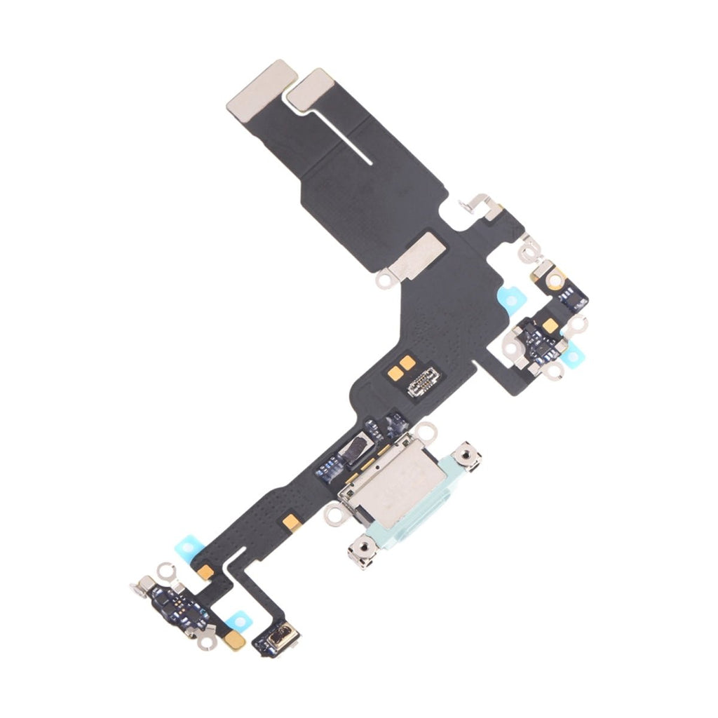 iPhone 15 Laddkontakt med Flexkabel - Blå - PhonecareMobilreservdelar