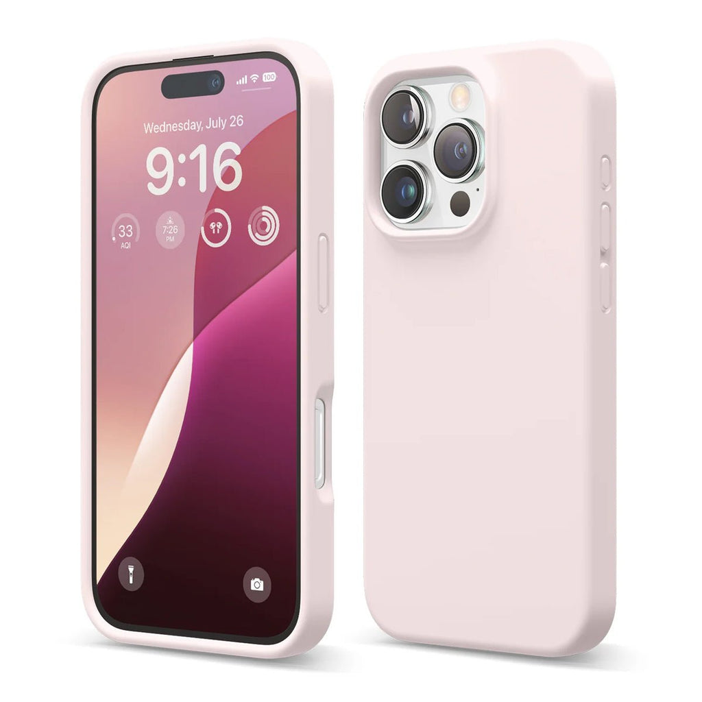 iPhone 16 Pro Mobilskal Silikon Rvelon - Rosa - PhonecareMobilskal