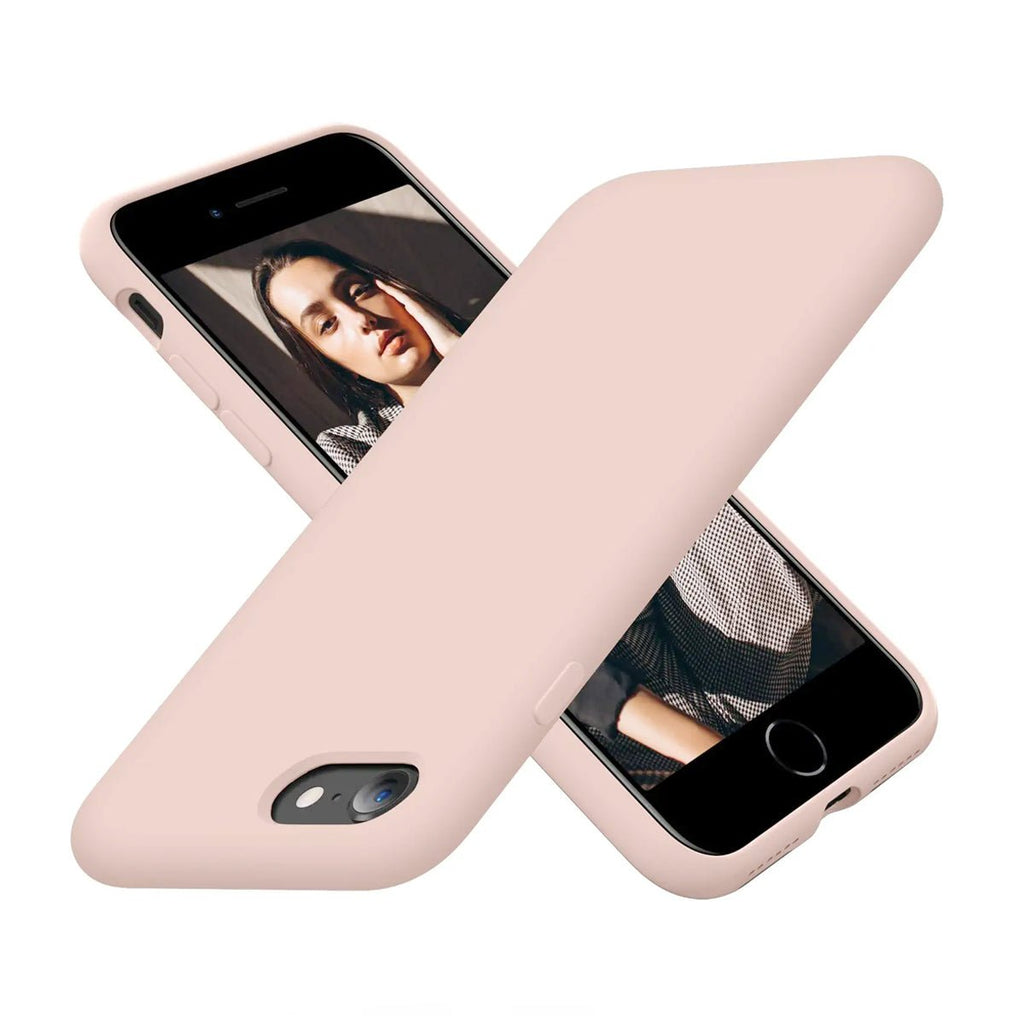 iPhone 7/8/SE (2020/2022) Mobilskal Silikon Rvelon - Beige - PhonecareMobilskalBeige