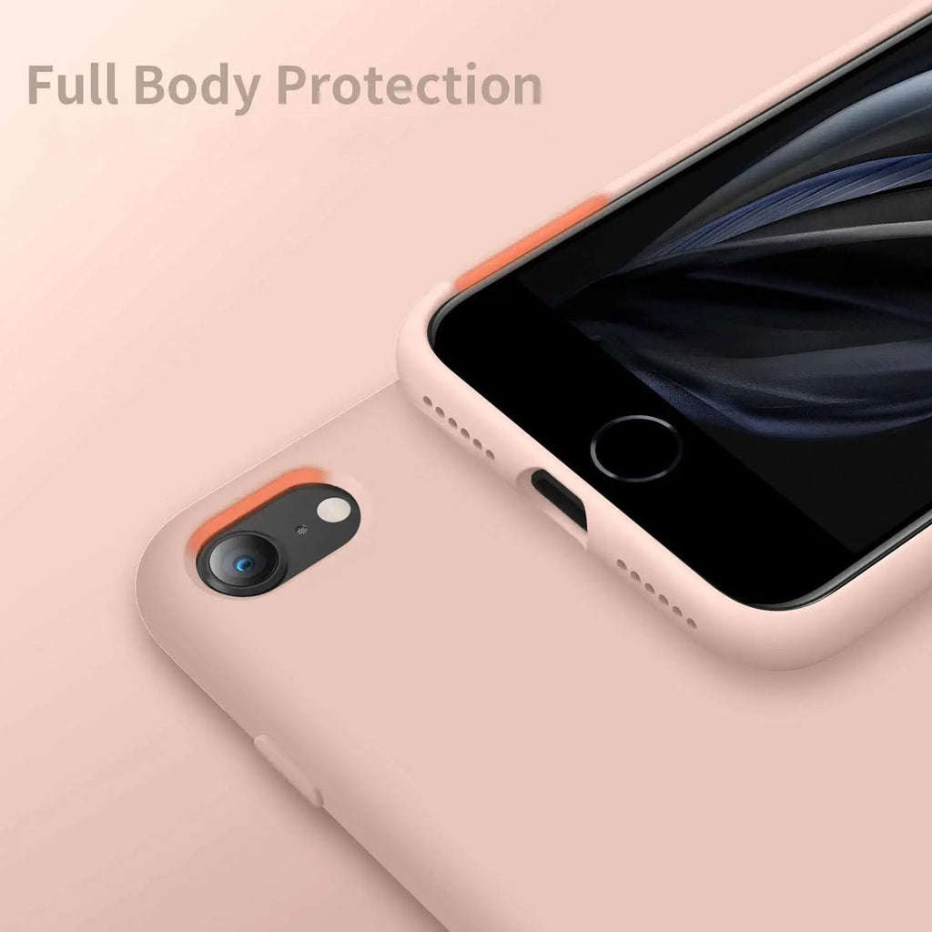 iPhone 7/8/SE (2020/2022) Mobilskal Silikon Rvelon - Beige - PhonecareMobilskalBeige