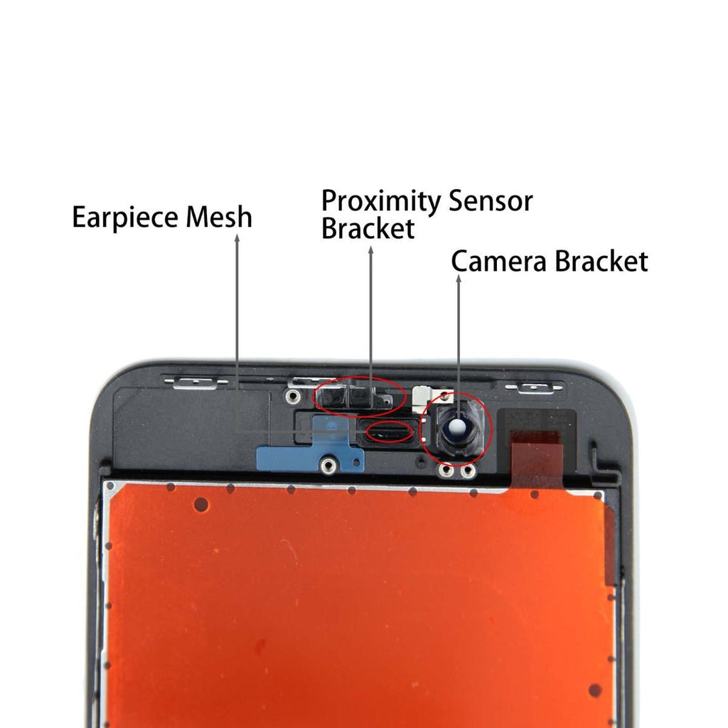 iPhone 8 Plus LCD Skärm In - Cell - Svart - PhonecareMobilreservdelar