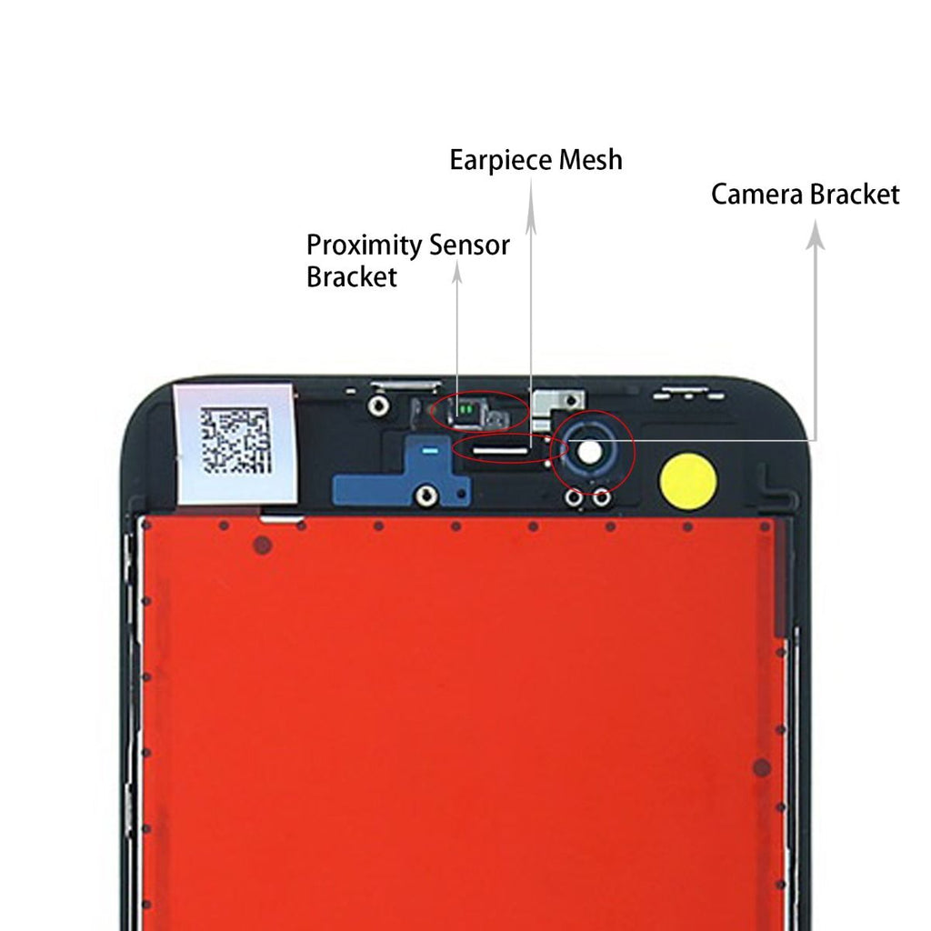 iPhone 8 Plus LCD Skärm - Svart (DTP Modell) - PhonecareMobilreservdelar