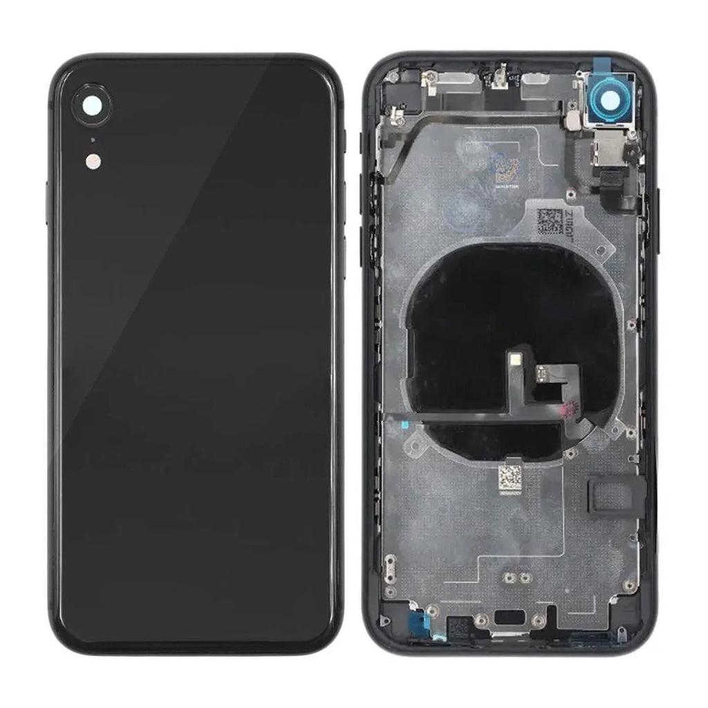 iPhone XR Back Cover Complete OEM Black With Small Parts - Phonecare