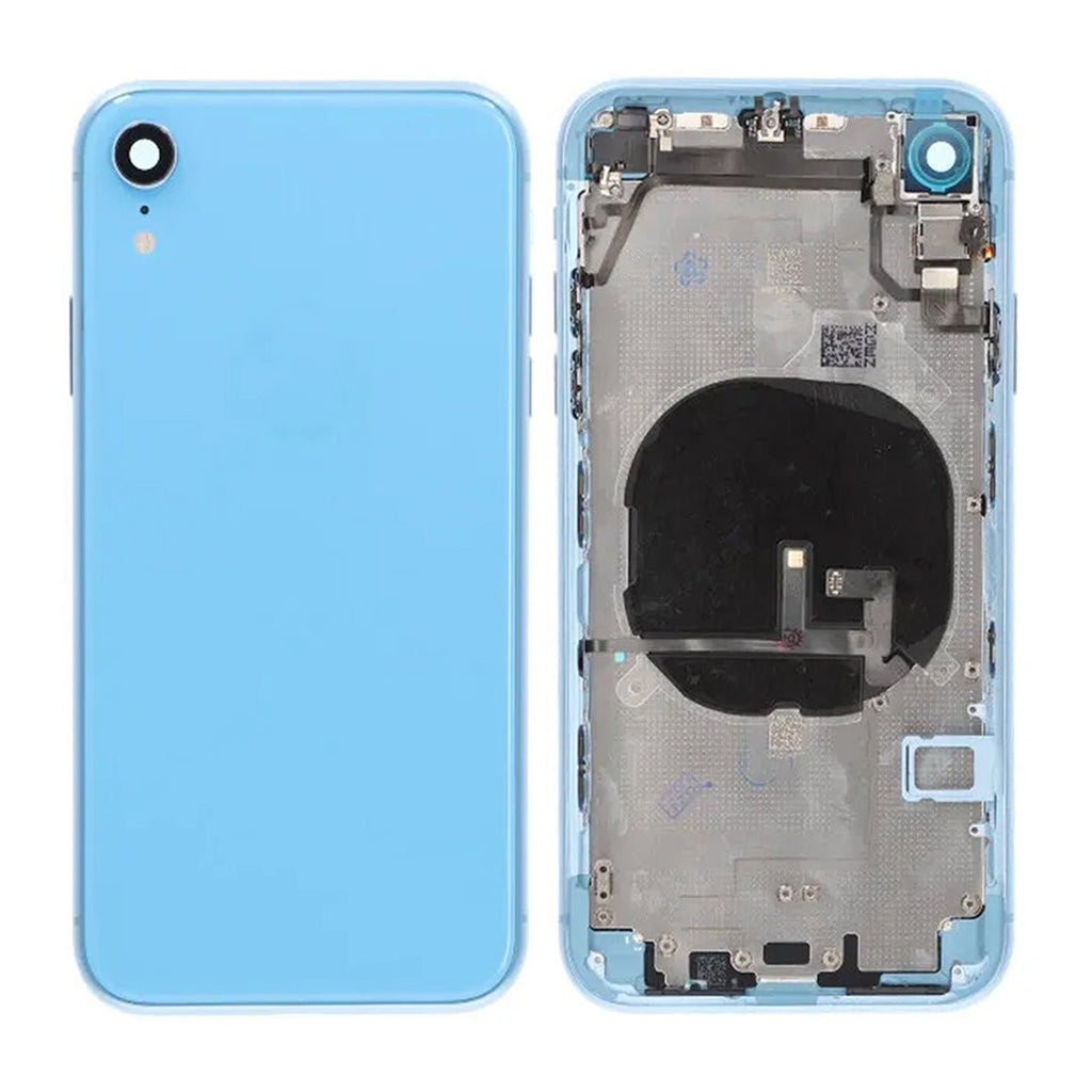 iPhone XR Back Cover Complete OEM Blue With Small Parts - Phonecare