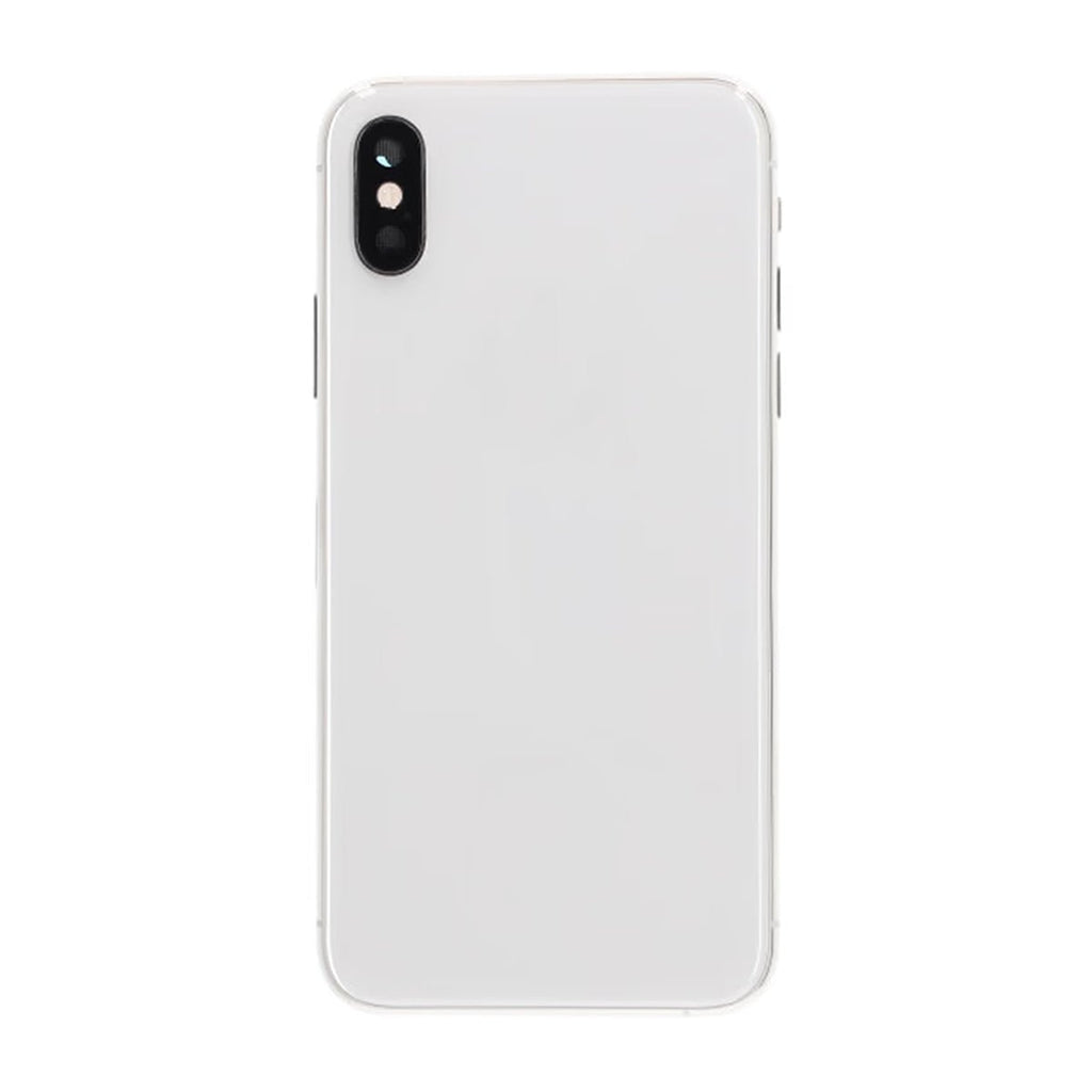 iPhone XS Back Cover Complete OEM Silver With Small Parts - Phonecare