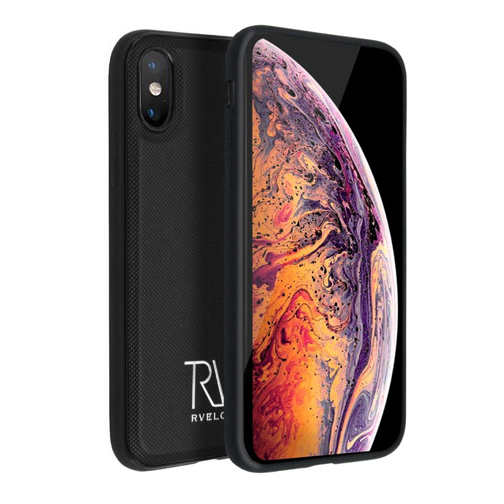 iPhone XS Max Plånboksfodral Magnet Rvelon - Svart - PhonecareMobilskalSvart