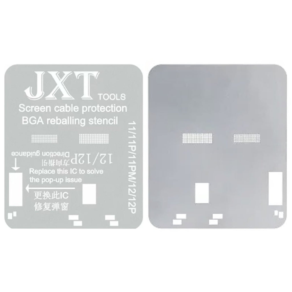 JXT TOOLS Screen cable Protection BGA reballing stencil For 11/11P/11PM/12/12P - Phonecare