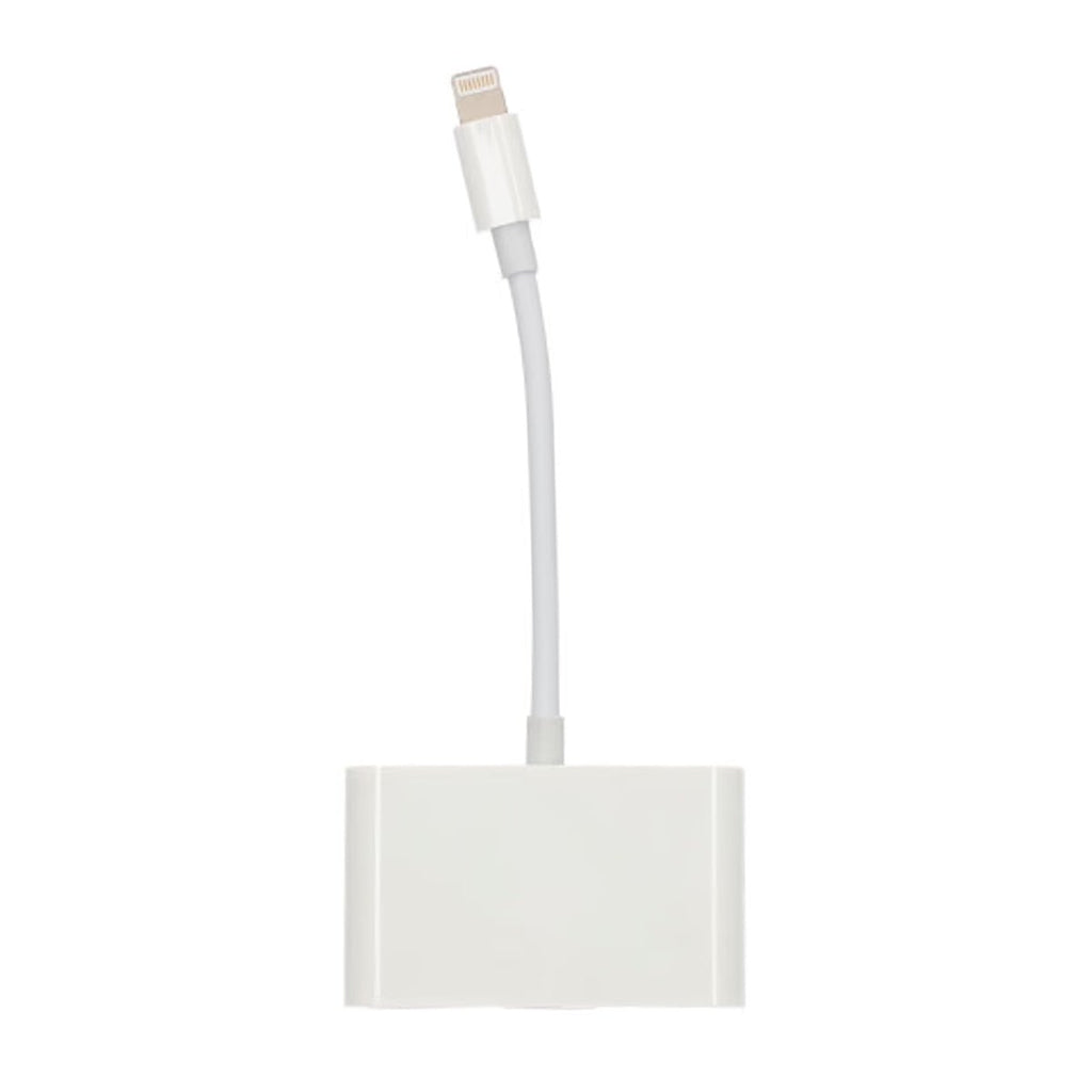 Lightning till Ethernet + Lighnting + USB A - PhonecareAdapter