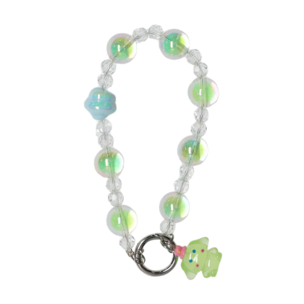 Luminous pearl color Green+ cinnamon dog chain - Phonecare