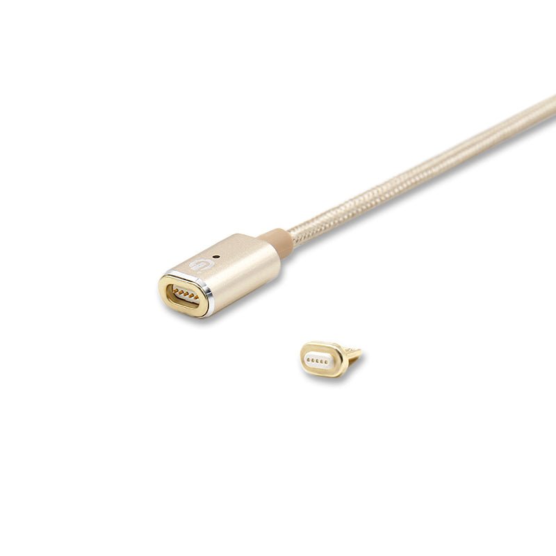 Magnetisk Micro - USB Flätad kabel - Guld - PhonecareLaddkabel