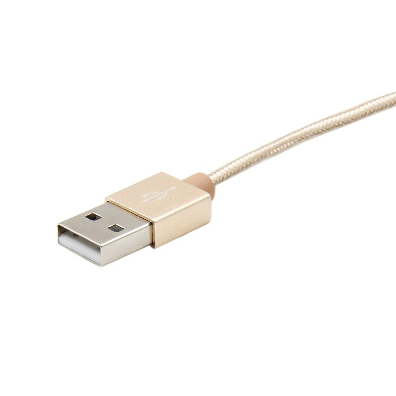 Magnetisk Micro - USB Flätad kabel - Guld - PhonecareLaddkabel