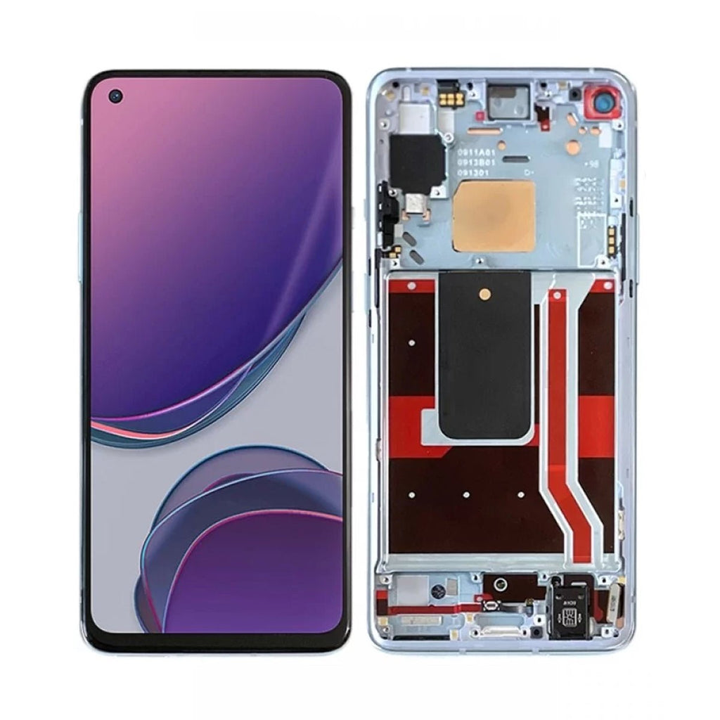 OnePlus 8T LCD Skärm - Silver - PhonecareMobilreservdelar