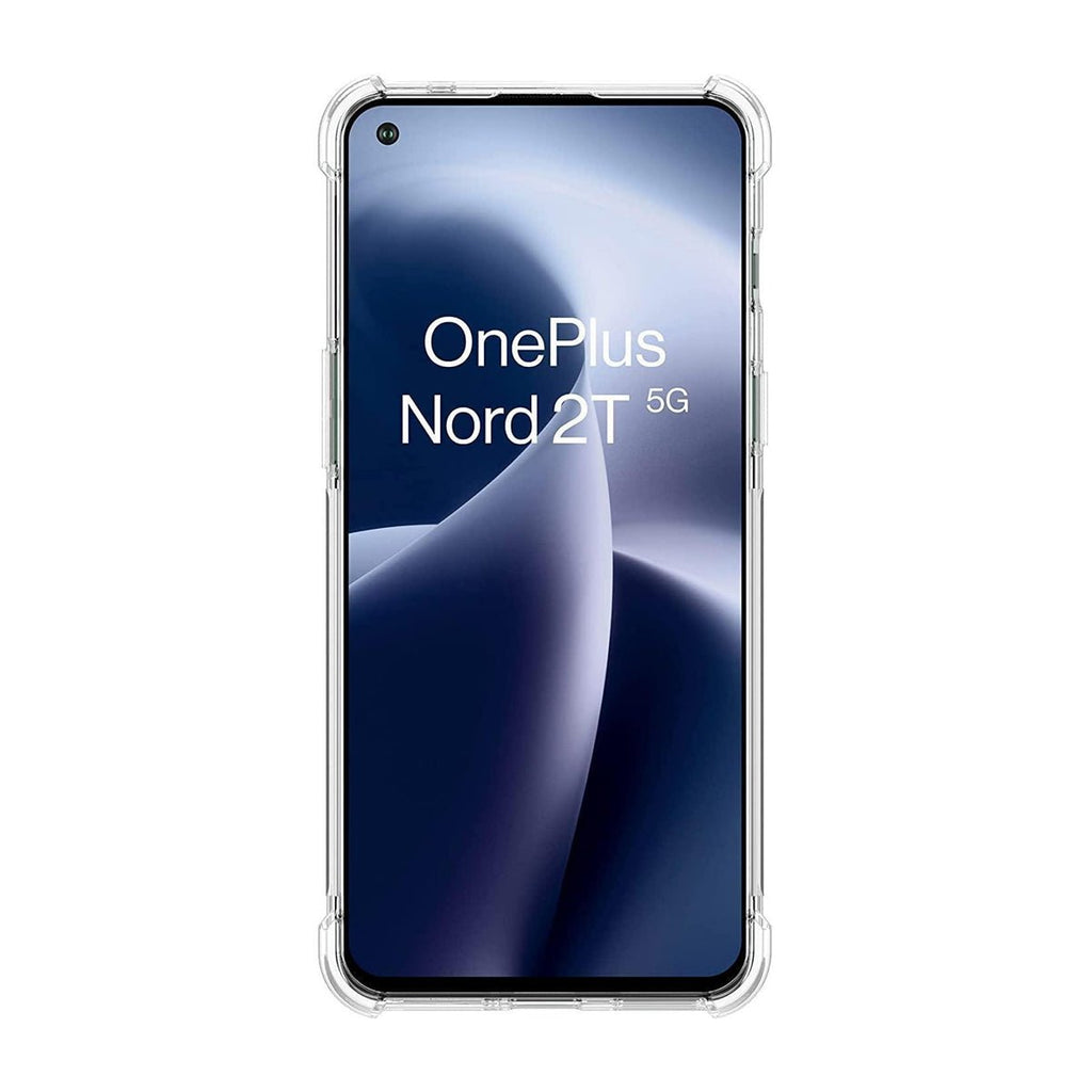 OnePlus Nord 2T Stöttåligt TPU Mobilskal - Transparent - PhonecareMobilskalTransparent