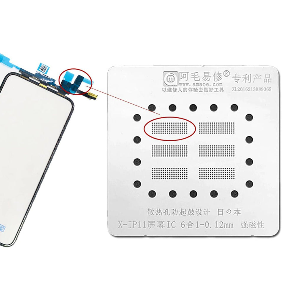 Plattform till Lödningsarbete för LCD Skärm IC Chip iPhone X - 12