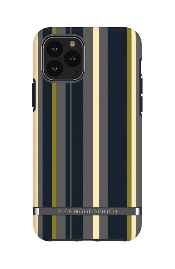 Richmond & Finch Skal Navy Stripes - iPhone 11 Pro